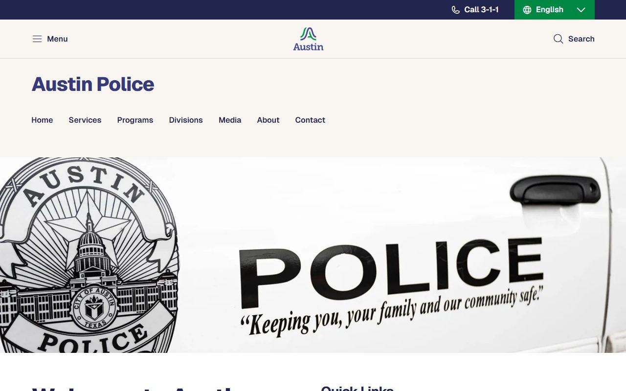 Austin Police Department criminal history records