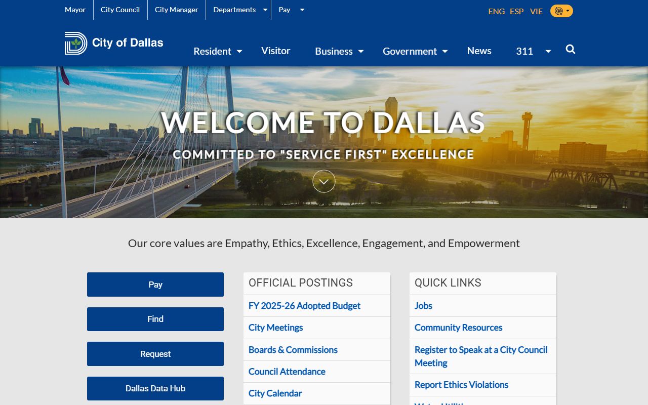 Dallas criminal history records official website