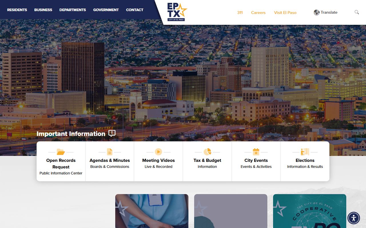 El Paso criminal history records official website