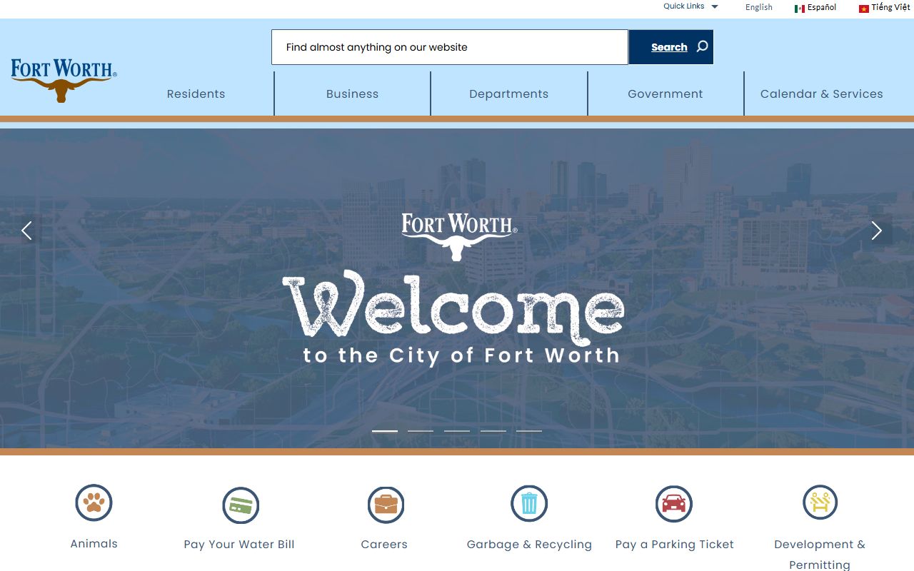 Fort Worth criminal history records official website