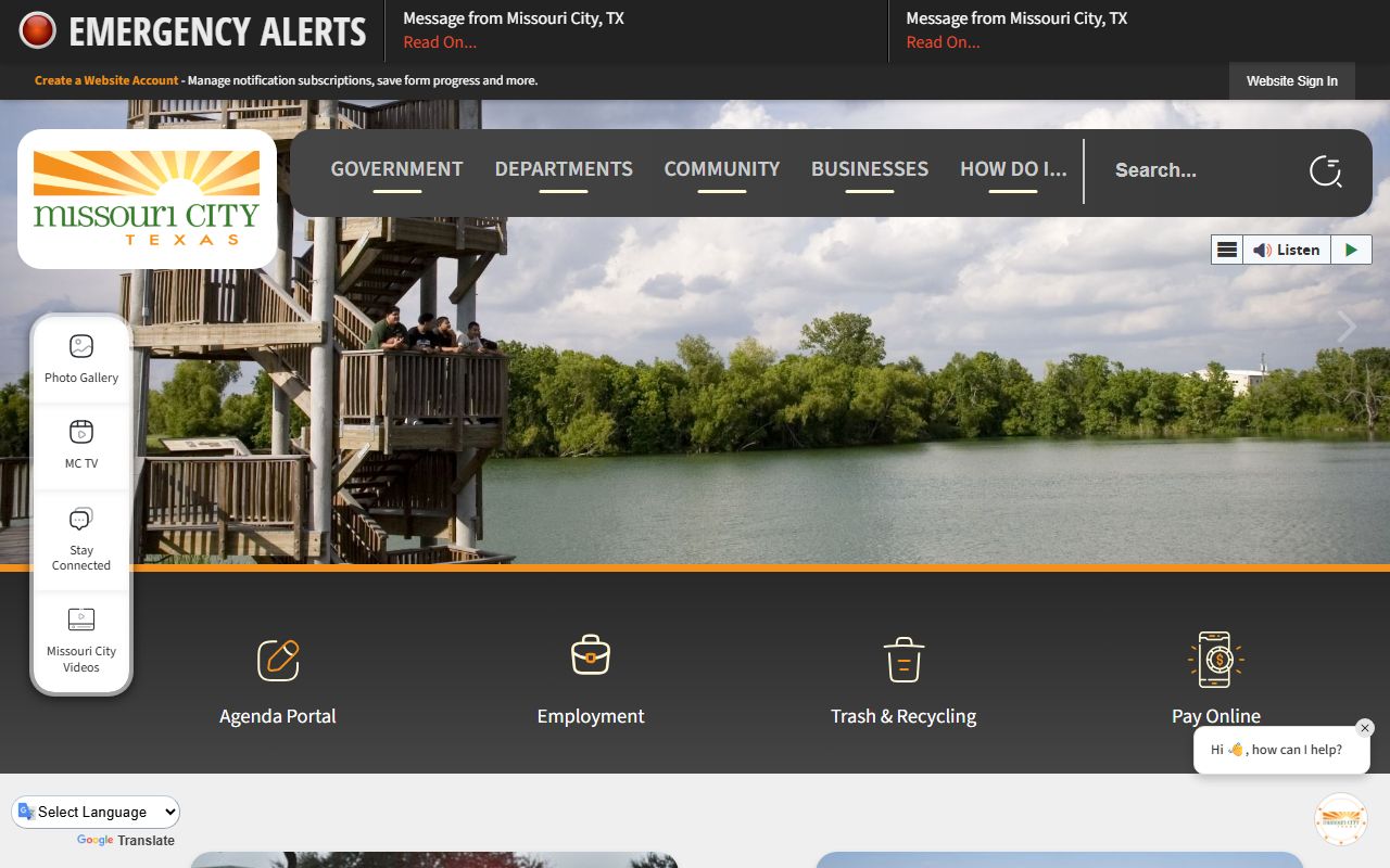 Missouri City criminal history records