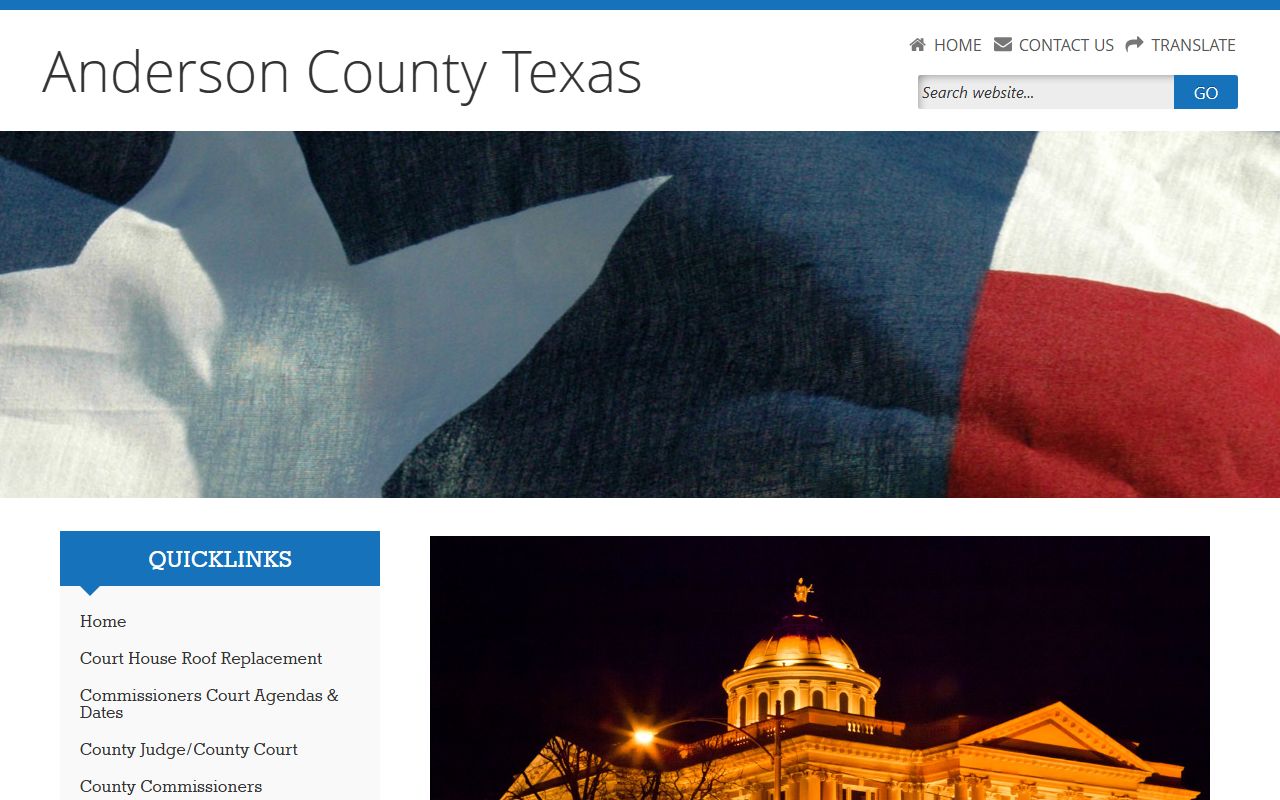 Anderson County criminal history records