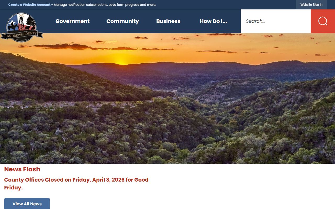 Andrews County criminal history records