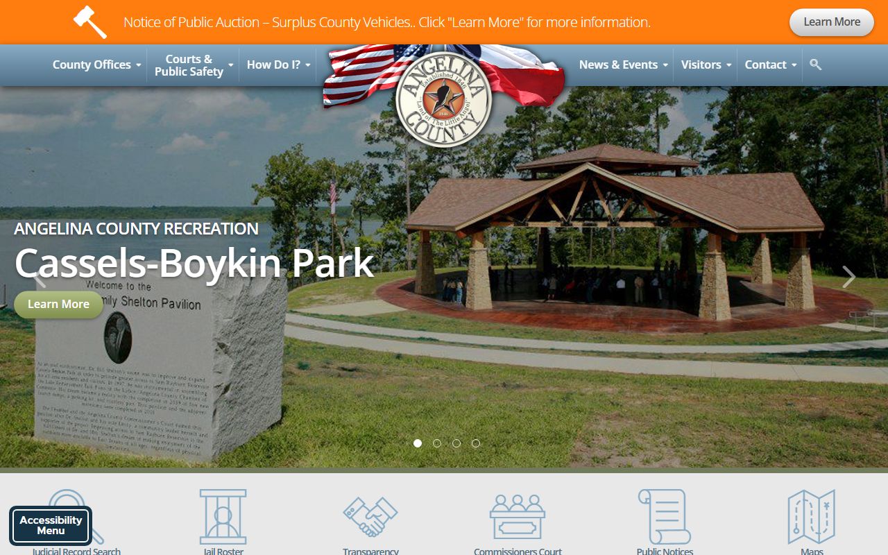 Angelina County criminal history records