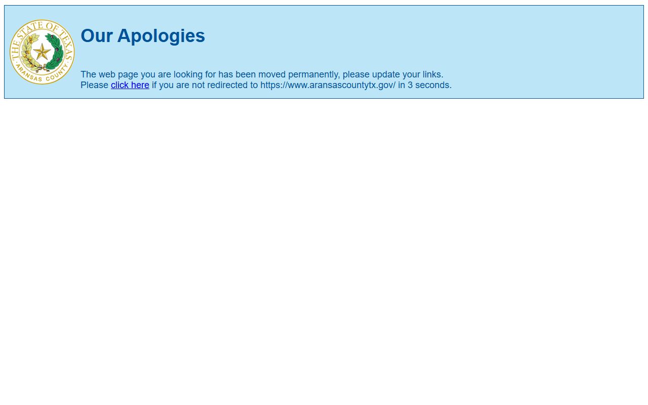 Aransas County criminal history records