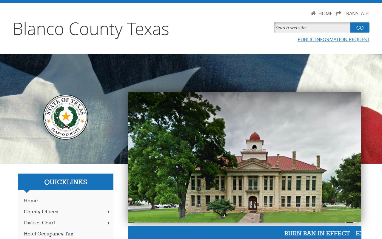 Blanco County criminal history records
