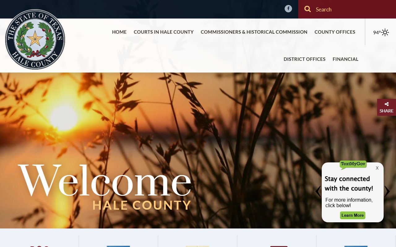 Hale County criminal history records