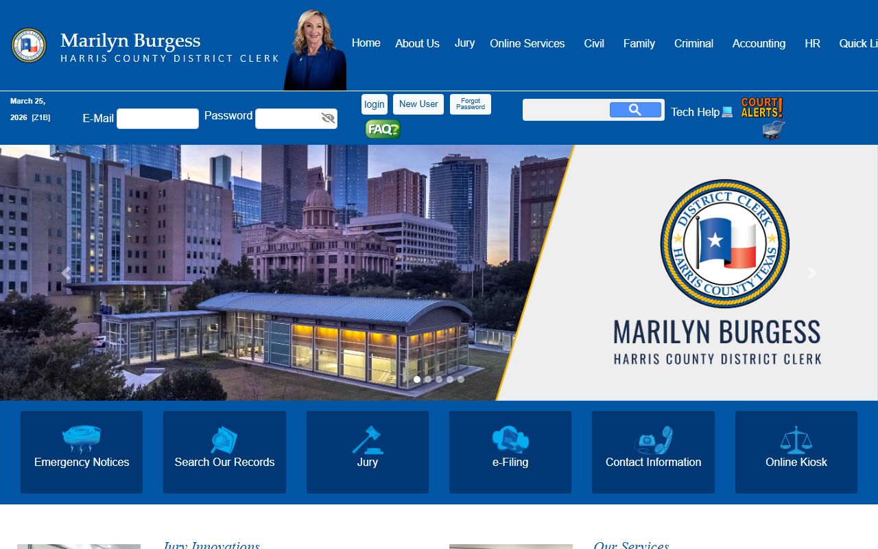 Harris County criminal history records