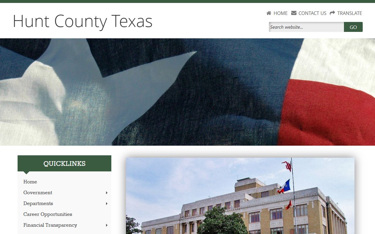 Hunt County criminal history records