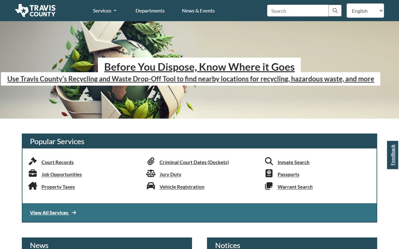 Travis County criminal history records