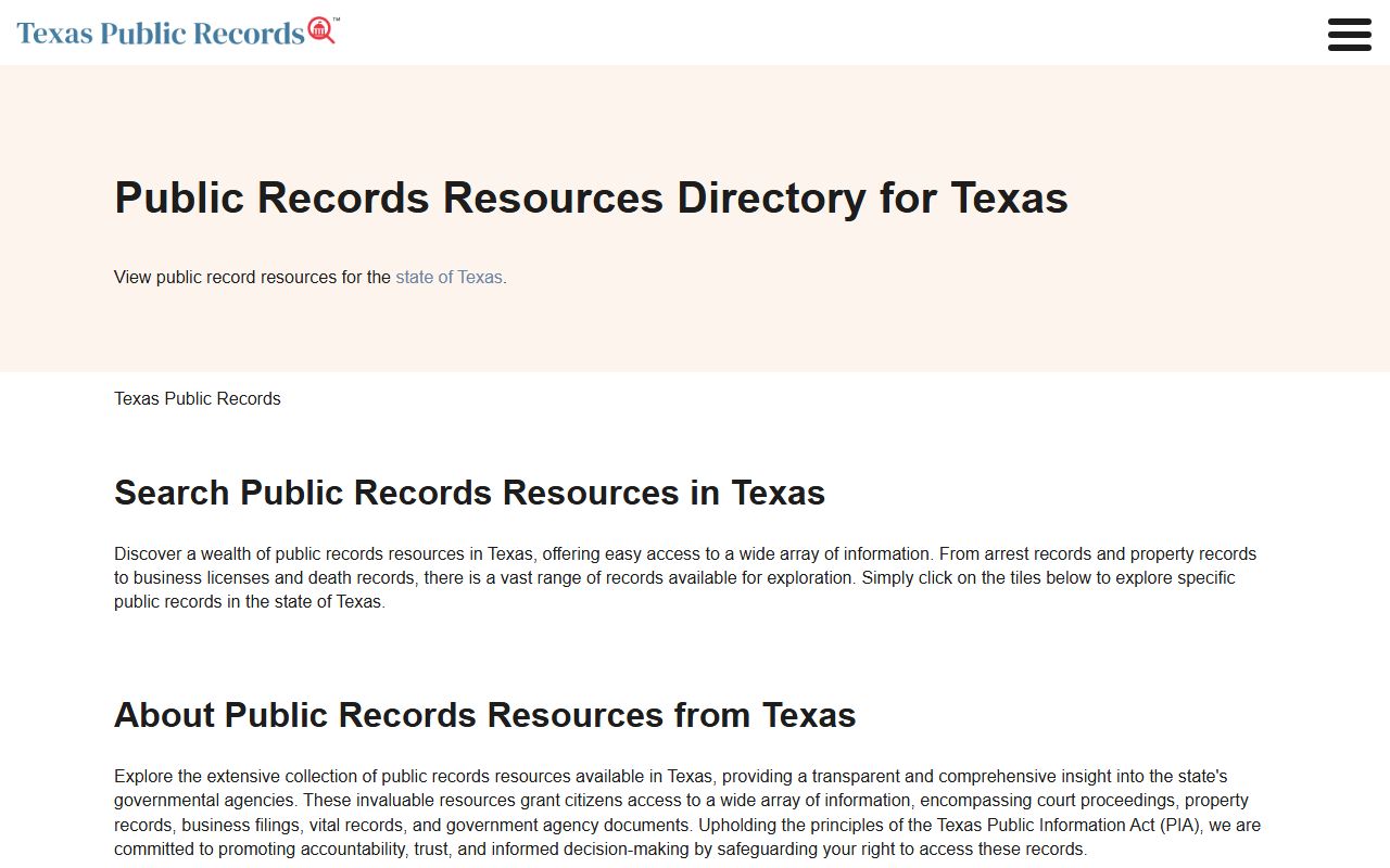 Grimes County criminal history records